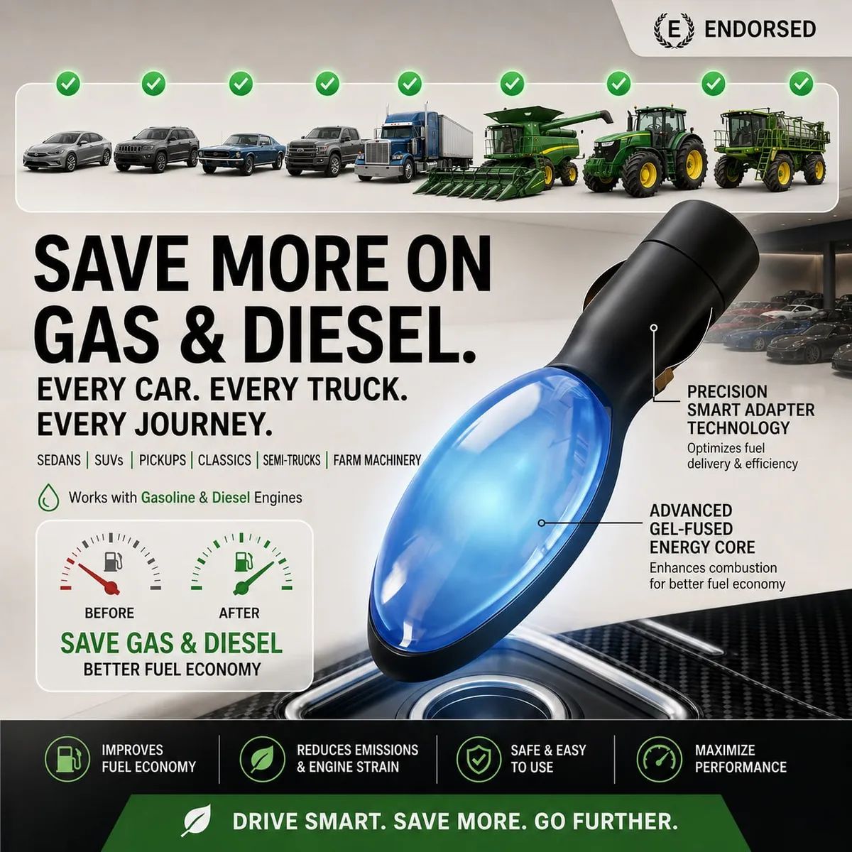 🔥 Sale Upto 60% Plug-and-Play Fuel Saver: Drive Further, Improve Fuel Efficiency